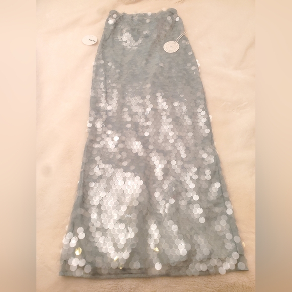 New STAUD Casey Dress Mist Size 2 - Picture 5 of 16
